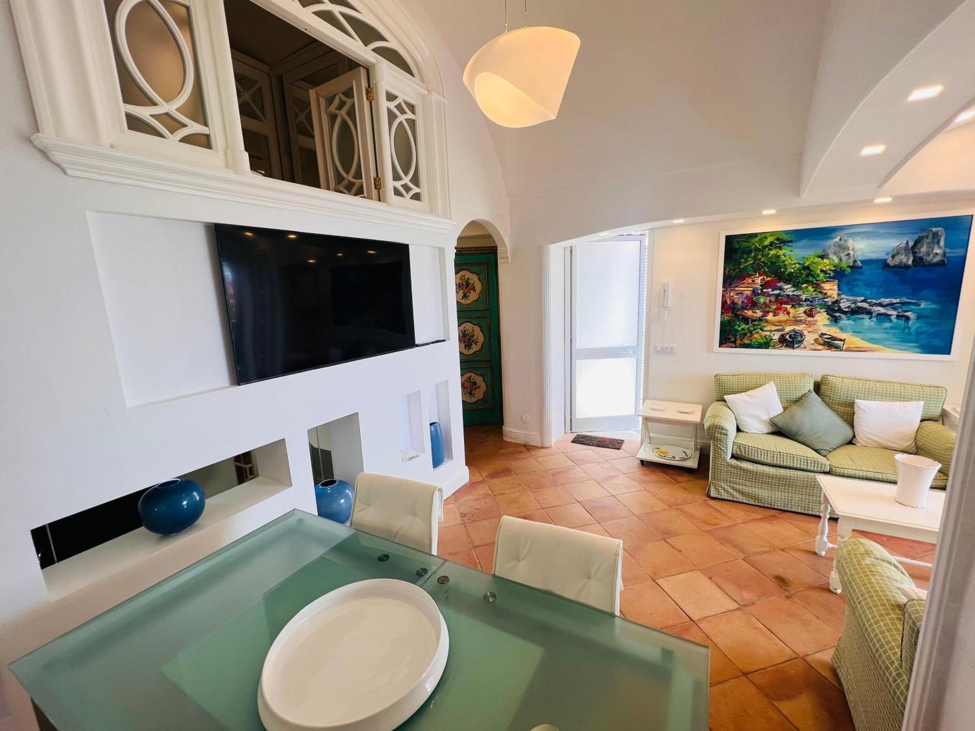 Luxury House In Villa Pompeiana Via Camerelle Con Terrazza Vista Mare Capri Exterior foto
